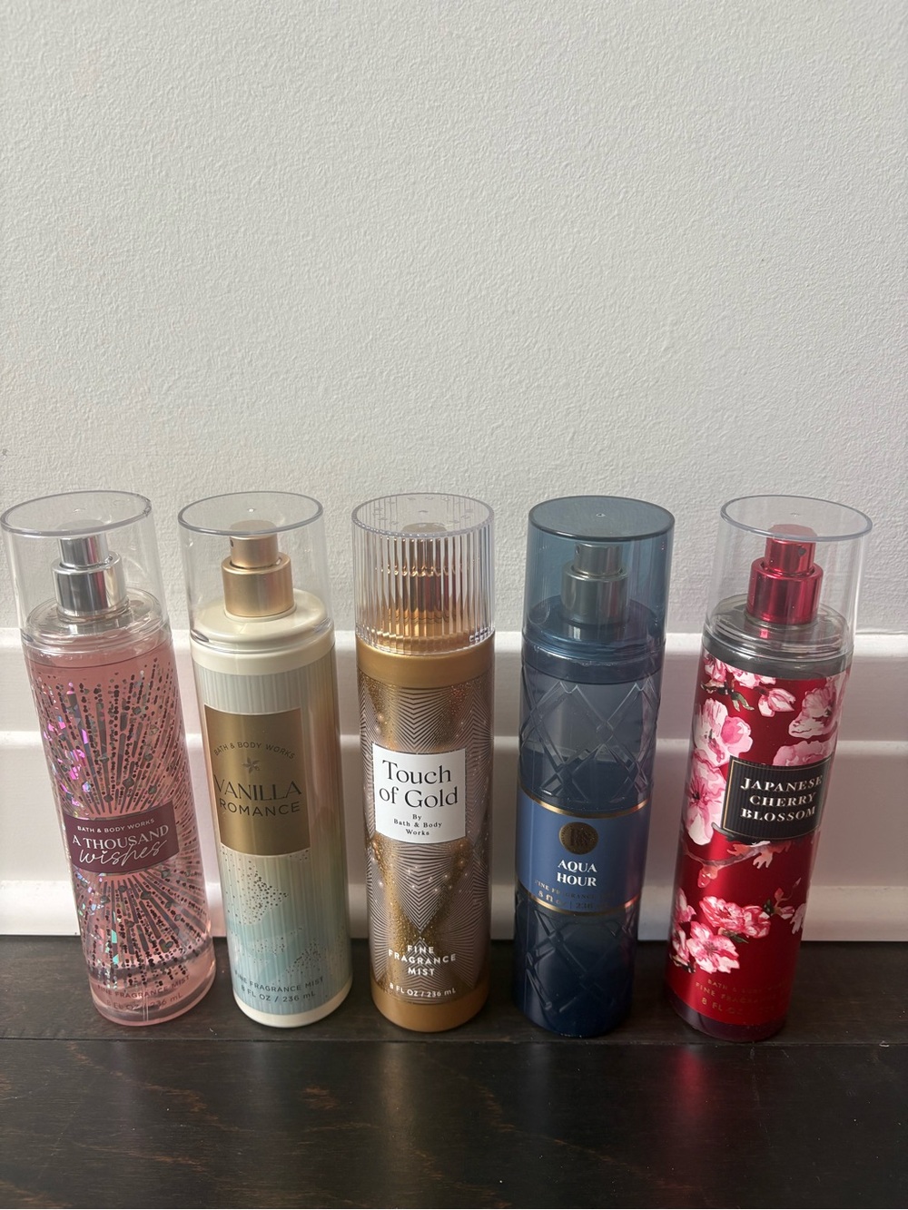 Bath & Body Works Fine Fragrance Mist Bundle – 5 NEW Full Size Sprays